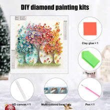 Load image into Gallery viewer, Paper Drawing Tree Of Life 30*30CM Special Shaped Drill Diamond Painting Drill Diamond Painting
