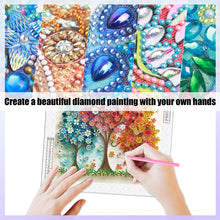 Load image into Gallery viewer, Paper Drawing Tree Of Life 30*30CM Special Shaped Drill Diamond Painting Drill Diamond Painting
