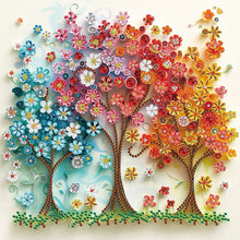 Load image into Gallery viewer, Paper Drawing Tree Of Life 30*30CM Special Shaped Drill Diamond Painting Drill Diamond Painting
