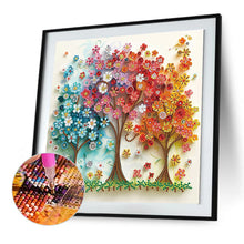 Load image into Gallery viewer, Paper Drawing Tree Of Life 30*30CM Special Shaped Drill Diamond Painting Drill Diamond Painting
