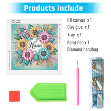 Load image into Gallery viewer, Flowers 30*30CM Special Shaped Drill Diamond Painting Drill Diamond Painting
