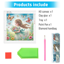 Load image into Gallery viewer, Cute Little Girl 30*30CM Special Shaped Drill Diamond Painting Drill Diamond Painting
