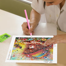 Load image into Gallery viewer, Cute Little Girl 30*30CM Special Shaped Drill Diamond Painting Drill Diamond Painting
