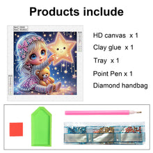 Load image into Gallery viewer, Cute Little Girl 30*30CM Special Shaped Drill Diamond Painting Drill Diamond Painting
