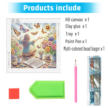 Load image into Gallery viewer, Cute Little Girl 30*30CM Special Shaped Drill Diamond Painting Drill Diamond Painting
