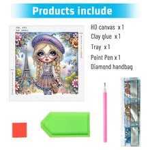 Load image into Gallery viewer, Cute Little Girl 30*30CM Special Shaped Drill Diamond Painting Drill Diamond Painting
