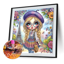 Load image into Gallery viewer, Cute Little Girl 30*30CM Special Shaped Drill Diamond Painting Drill Diamond Painting
