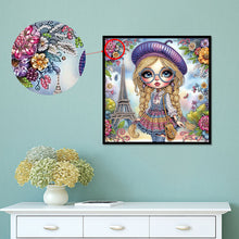 Load image into Gallery viewer, Cute Little Girl 30*30CM Special Shaped Drill Diamond Painting Drill Diamond Painting
