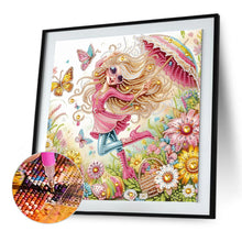 Load image into Gallery viewer, Cute Little Girl 30*30CM Special Shaped Drill Diamond Painting Drill Diamond Painting
