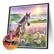 Load image into Gallery viewer, Horses On The Prairie 40*40CM Full Round Drill Diamond Painting Drill Diamond Painting
