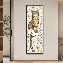 Load image into Gallery viewer, Cat 30*90CM Full Square Drill Diamond Painting Drill Diamond Painting
