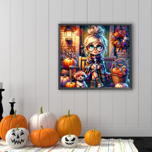 Load image into Gallery viewer, Pumpkin Girl 50*45CM Full Square Drill Diamond Painting Drill Diamond Painting
