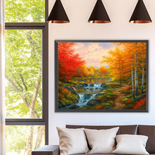 Load image into Gallery viewer, Maple Forest 40*30CM Full Square Drill Diamond Painting Drill Diamond Painting
