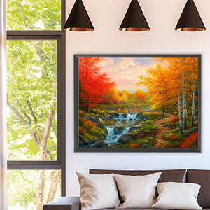 Maple Forest 40*30CM Full Square Drill Diamond Painting Drill Diamond Painting