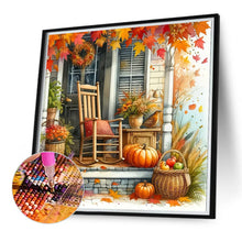 Load image into Gallery viewer, Autumn Courtyard 40*40CM Full Round Drill Diamond Painting Drill Diamond Painting
