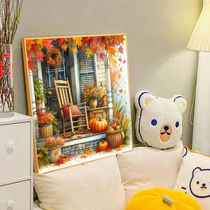 Autumn Courtyard 40*40CM Full Round Drill Diamond Painting Drill Diamond Painting