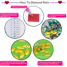 Load image into Gallery viewer, Red Rose Cross Girl 40*40CM Special Shaped Drill Diamond Painting Drill Diamond Painting
