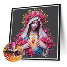 Load image into Gallery viewer, Faith Girl 40*40CM Special Shaped Drill Diamond Painting Drill Diamond Painting
