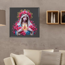 Load image into Gallery viewer, Faith Girl 40*40CM Special Shaped Drill Diamond Painting Drill Diamond Painting
