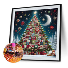 Load image into Gallery viewer, Crescent Moon Christmas Tree 50*50CM(Canvas) Full Round Drill Diamond Painting
