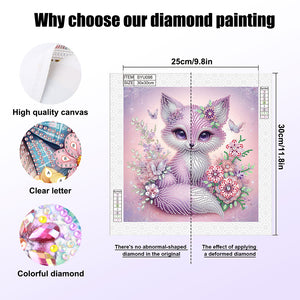 Fox 30*30CM Special Shaped Drill Diamond Painting Drill Diamond Painting