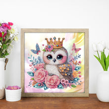 Load image into Gallery viewer, Owl 30*30CM Special Shaped Drill Diamond Painting Drill Diamond Painting
