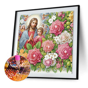 Our Lady Of Jesus 30*30CM Special Shaped Drill Diamond Painting Drill Diamond Painting