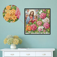 Load image into Gallery viewer, Our Lady Of Jesus 30*30CM Special Shaped Drill Diamond Painting Drill Diamond Painting
