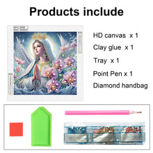 Load image into Gallery viewer, Mother Jesus 30*30CM(Canvas) Partial Special Shaped Drill Diamond Painting
