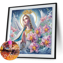 Load image into Gallery viewer, Mother Jesus 30*30CM(Canvas) Partial Special Shaped Drill Diamond Painting
