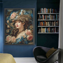 Load image into Gallery viewer, Spring Brand - British Girl - 73*88CM 14CT 2 Stamped Cross Stitch Egyptian cotton
