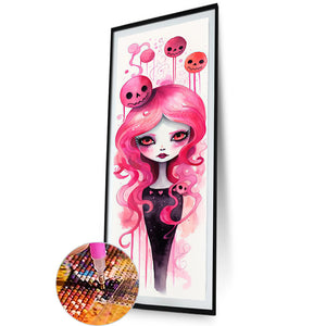 Halloween Witch 30*90CM Full Round Drill Diamond Painting Drill Diamond Painting