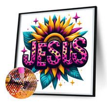 Load image into Gallery viewer, Sunflower Jesus 30*30CM Full Round Drill Diamond Painting Drill Diamond Painting
