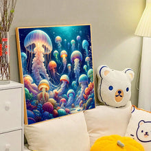 Load image into Gallery viewer, Undersea Jellyfish 40*40CM Full Round Drill Diamond Painting Drill Diamond Painting
