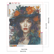 Load image into Gallery viewer, Flower Fantasy Girl 40*50CM Full Round Drill Diamond Painting Drill Diamond Painting
