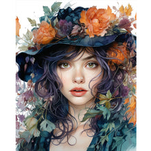 Load image into Gallery viewer, Flower Fantasy Girl 40*50CM Full Round Drill Diamond Painting Drill Diamond Painting
