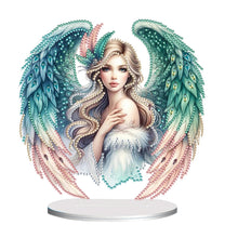 Load image into Gallery viewer, PET Elf Angel Girl Desktop Diamond Art Kits Diamond Painting Desktop Ornament
