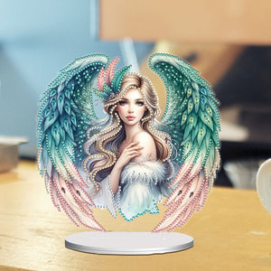 PET Elf Angel Girl Desktop Diamond Art Kits Diamond Painting Desktop Ornament