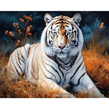 Load image into Gallery viewer, Tiger 50*40CM Full Round Drill Diamond Painting Drill Diamond Painting
