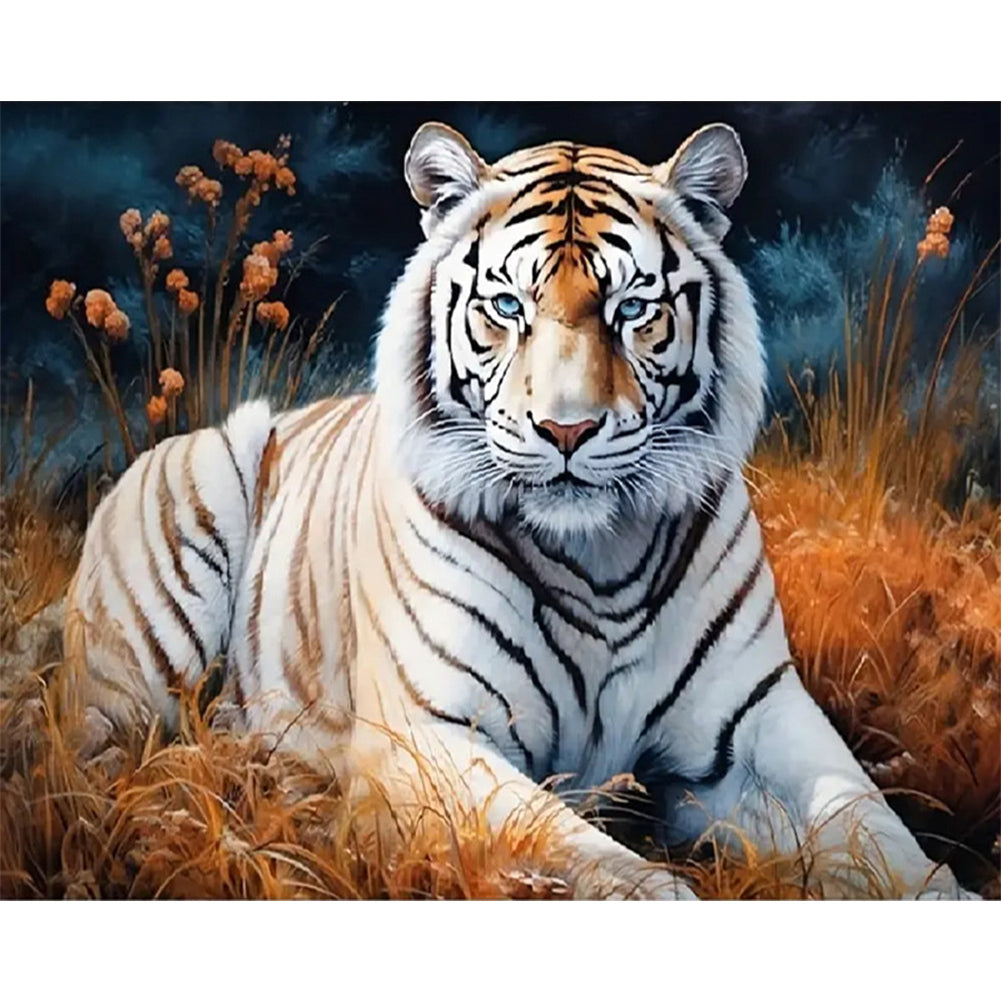 Tiger 50*40CM Full Round Drill Diamond Painting Drill Diamond Painting