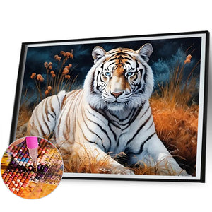 Tiger 50*40CM Full Round Drill Diamond Painting Drill Diamond Painting