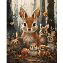 Load image into Gallery viewer, Rabbit 40*50CM Full Round Drill Diamond Painting Drill Diamond Painting
