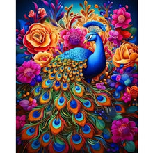 Load image into Gallery viewer, Peacock 40*50CM Full Round Drill Diamond Painting Drill Diamond Painting
