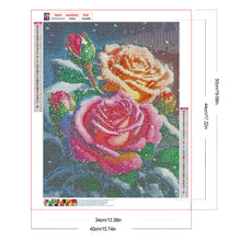 Load image into Gallery viewer, Rose 40*50CM Full Round Drill Diamond Painting Drill Diamond Painting
