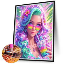 Load image into Gallery viewer, Colorful Girl 45*55CM Full Round Drill Diamond Painting Drill Diamond Painting
