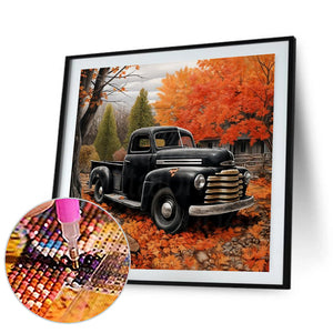 Woods Classic Car 40*40CM Full Round Drill Diamond Painting Drill Diamond Painting