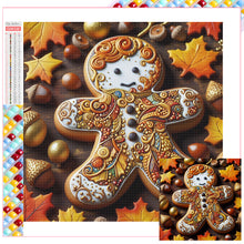 Load image into Gallery viewer, Gingerbread Man 30*30CM Full Square Drill Diamond Painting Drill Diamond Painting
