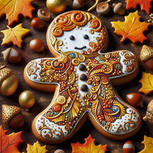 Load image into Gallery viewer, Gingerbread Man 30*30CM Full Square Drill Diamond Painting Drill Diamond Painting
