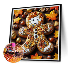 Load image into Gallery viewer, Gingerbread Man 30*30CM Full Square Drill Diamond Painting Drill Diamond Painting
