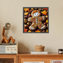 Load image into Gallery viewer, Gingerbread Man 30*30CM Full Square Drill Diamond Painting Drill Diamond Painting
